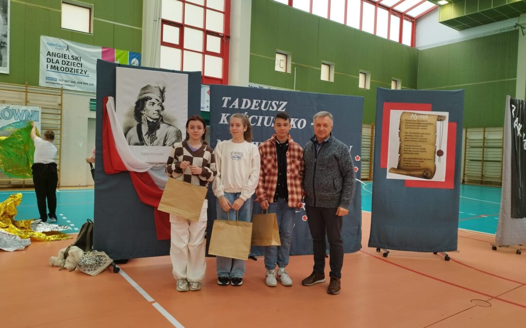 Międzyszkolnym Interdyscyplinarnym Konkursie Wiedzy                o Tadeuszu Kościuszce