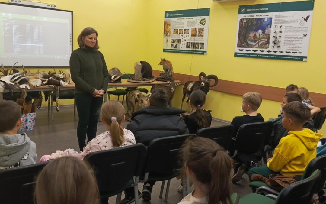 Wizyta klasy 2 c w Stacji Nadleśnictwa w Świdnicy