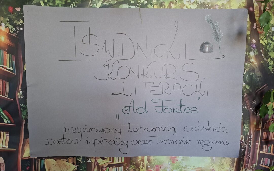I Świdnicki Konkurs Literacki „Ad Fontes” inspirowany twórczością polskich poetów, pisarzy oraz twórców regionu