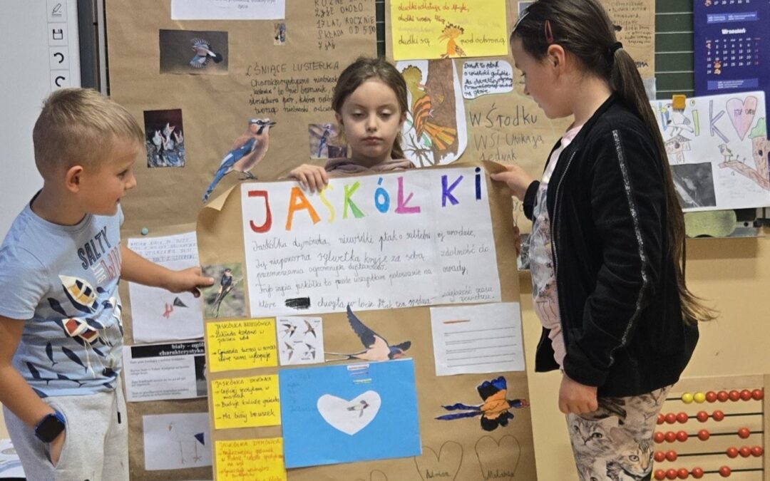 Projektowe latanie w klasie 2b!